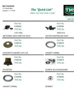 Print bin labels and mini Catalogue with pictures